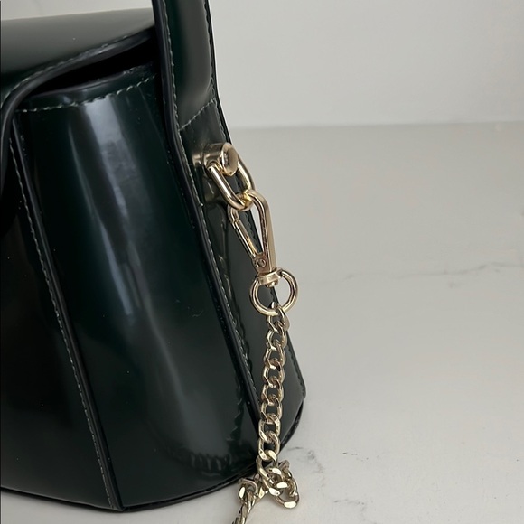 Patent Green Mini Bag - Picture 4 of 8